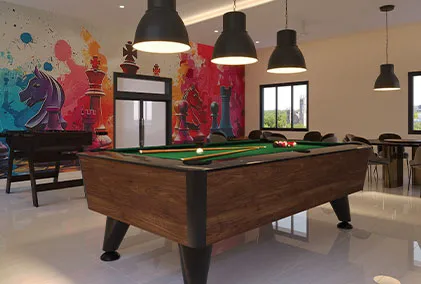 Billards in 3BHK Apartments - Muh 49.2